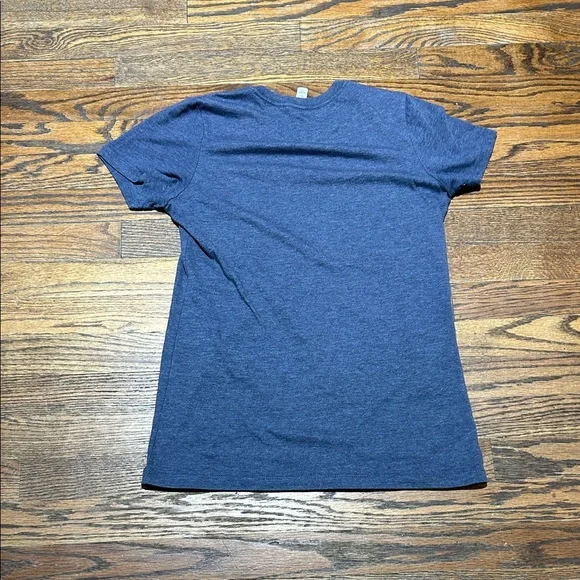 Women's Navy Graphic Long Sleeve Tee - Picture 2 of 4